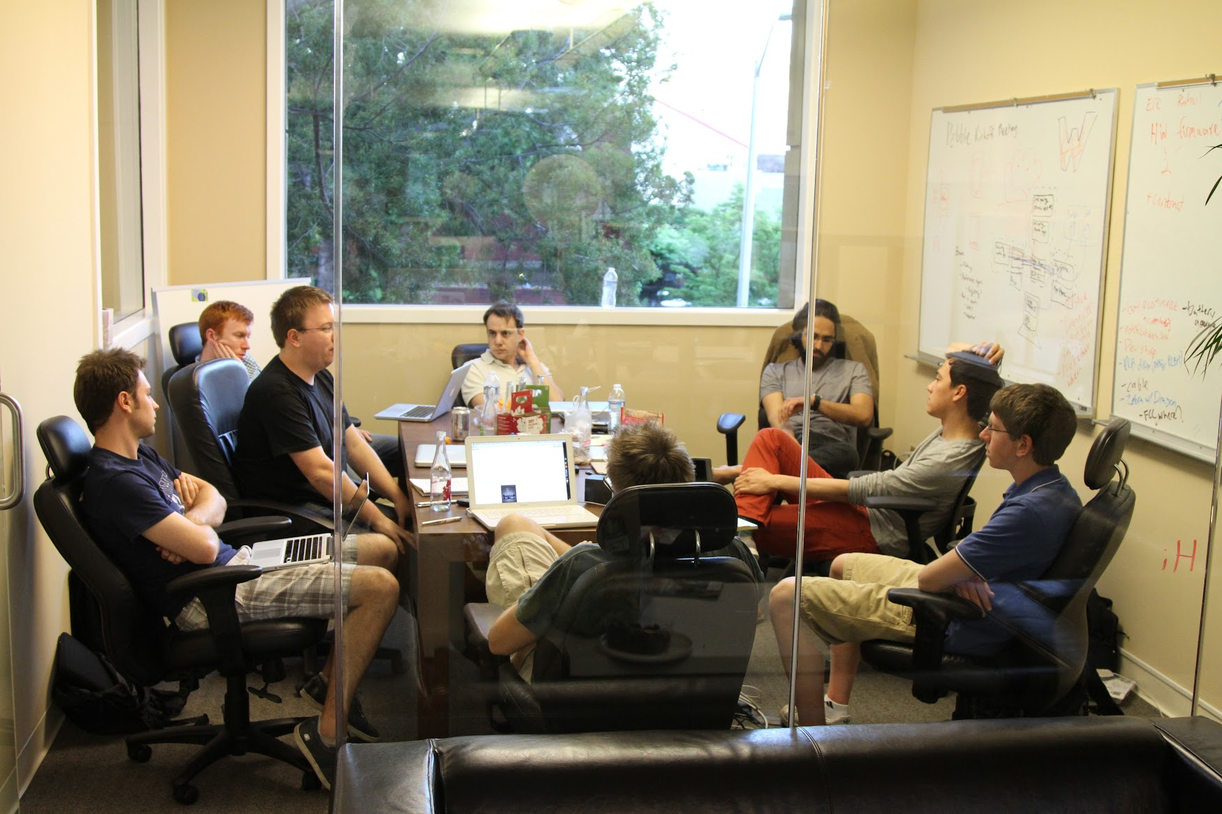 Roughly 10 days after the Kickstarter launch in 2012, the team hastily assembled to figure out how tf we were going to actually do it